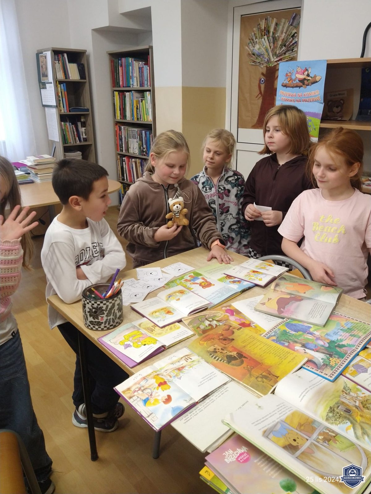 Dzień Misia w bibliotece szkolnej