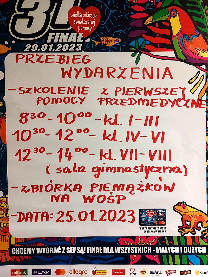 Plakat wydarzenia.