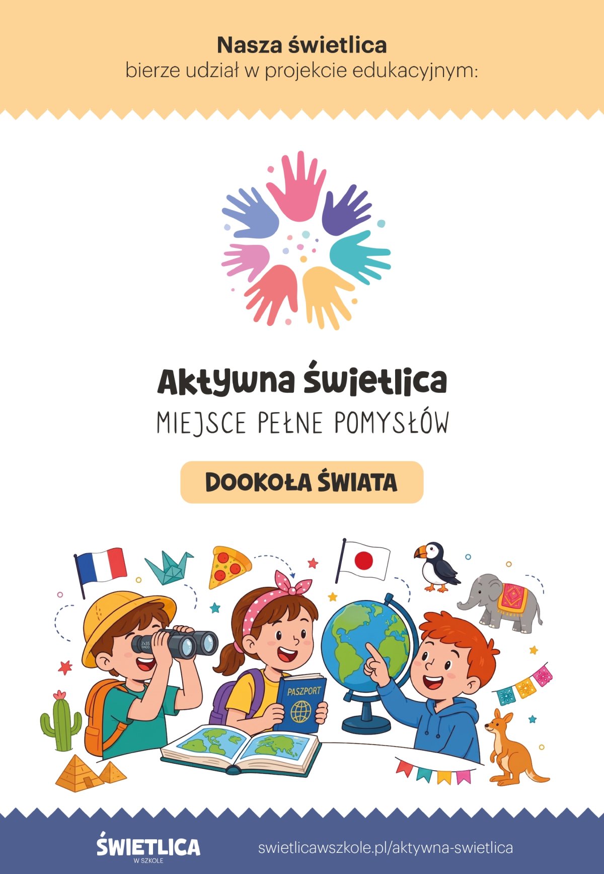 Nasza szkoła bierze udział w projekcie AKTYWNA ŚWIETLICA